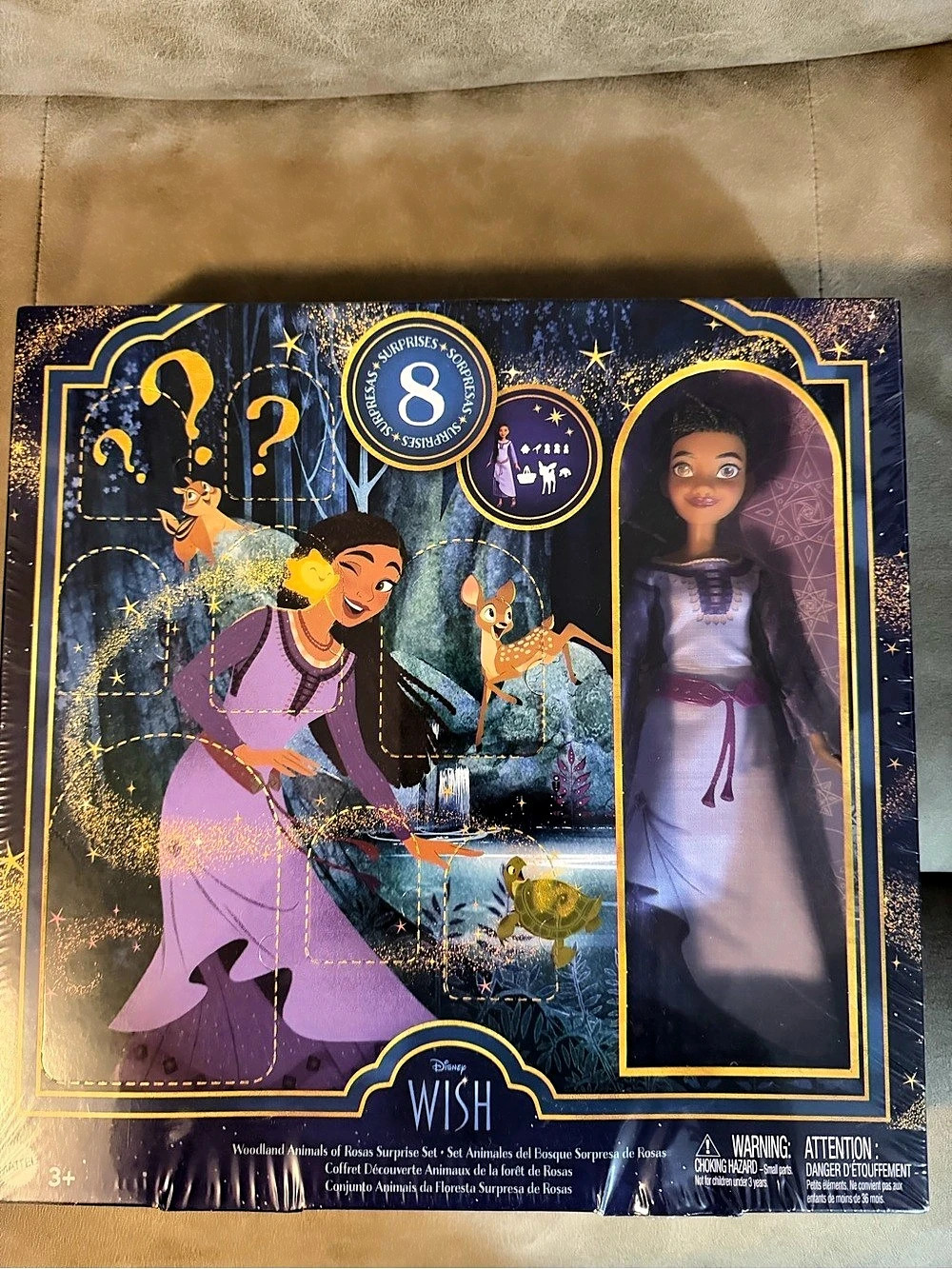 Disney Wish Doll & Figures Set Purple